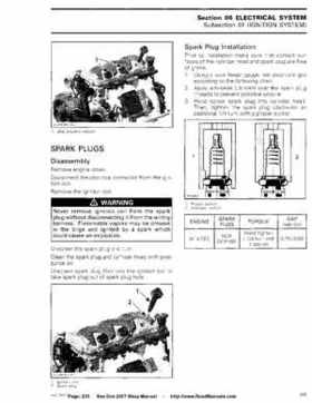 Bombardier SeaDoo 2007 factory shop manual, Page 235