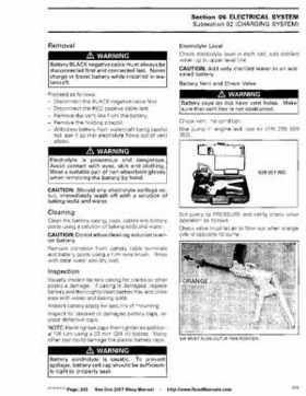 Bombardier SeaDoo 2007 factory shop manual, Page 242