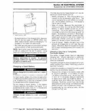 Bombardier SeaDoo 2007 factory shop manual, Page 246