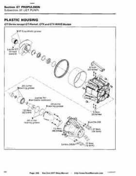 Bombardier SeaDoo 2007 factory shop manual, Page 269