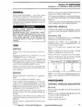 Bombardier SeaDoo 2007 factory shop manual, Page 304