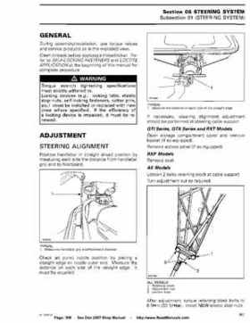 Bombardier SeaDoo 2007 factory shop manual, Page 309