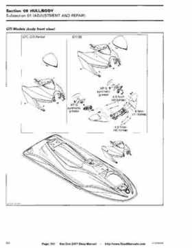 Bombardier SeaDoo 2007 factory shop manual, Page 331