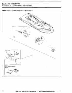 Bombardier SeaDoo 2007 factory shop manual, Page 337