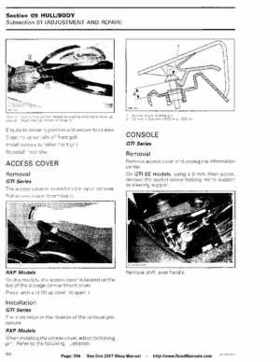 Bombardier SeaDoo 2007 factory shop manual, Page 359