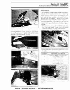 Bombardier SeaDoo 2007 factory shop manual, Page 360