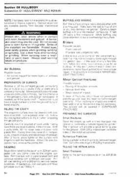 Bombardier SeaDoo 2007 factory shop manual, Page 371