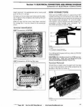 Bombardier SeaDoo 2007 factory shop manual, Page 400