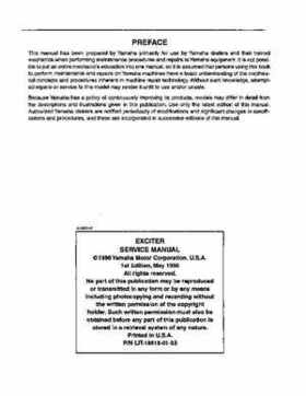 1996-1998 Yamaha Factory Service Manual EXT1100U/V/W Exciter PN LIT-18616-01-53, Page 2