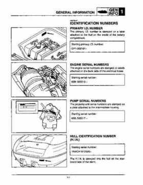 1996-1998 Yamaha Factory Service Manual EXT1100U/V/W Exciter PN LIT-18616-01-53, Page 8