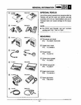 1996-1998 Yamaha Factory Service Manual EXT1100U/V/W Exciter PN LIT-18616-01-53, Page 12