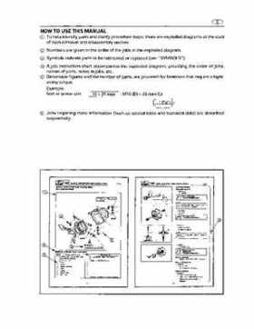 1998-2000 Yamaha WaveRunner GP800 Factory Service Manual, Page 5