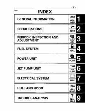 1998-2000 Yamaha WaveRunner GP800 Factory Service Manual, Page 7