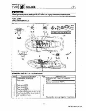 1998-2000 Yamaha WaveRunner GP800 Factory Service Manual, Page 46