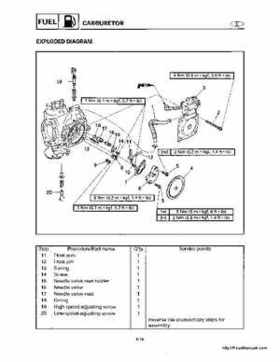 1998-2000 Yamaha WaveRunner GP800 Factory Service Manual, Page 61