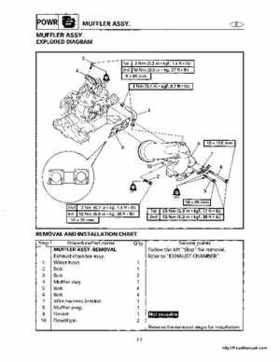 1998-2000 Yamaha WaveRunner GP800 Factory Service Manual, Page 80