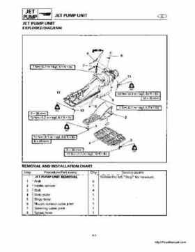 1998-2000 Yamaha WaveRunner GP800 Factory Service Manual, Page 122