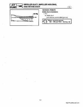 1998-2000 Yamaha WaveRunner GP800 Factory Service Manual, Page 126