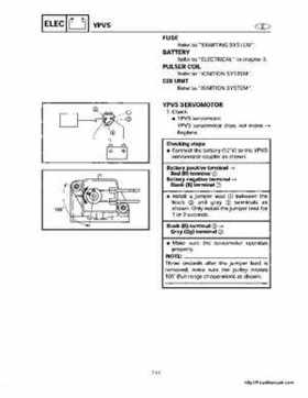 1998-2000 Yamaha WaveRunner GP800 Factory Service Manual, Page 153