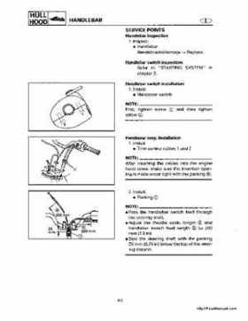 1998-2000 Yamaha WaveRunner GP800 Factory Service Manual, Page 170