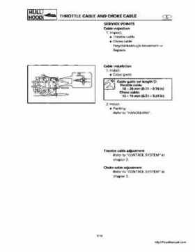 1998-2000 Yamaha WaveRunner GP800 Factory Service Manual, Page 185