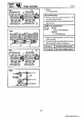 1998-2004 Yamaha WaveRunner XL700 XL760 XL1200 Factory Service Manual, Page 38