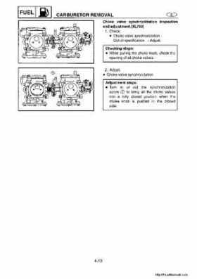 1998-2004 Yamaha WaveRunner XL700 XL760 XL1200 Factory Service Manual, Page 61