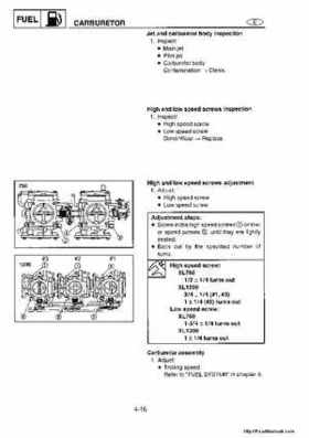 1998-2004 Yamaha WaveRunner XL700 XL760 XL1200 Factory Service Manual, Page 64