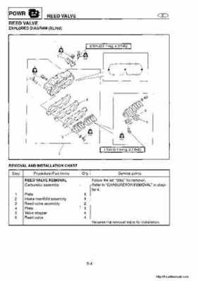 1998-2004 Yamaha WaveRunner XL700 XL760 XL1200 Factory Service Manual, Page 76