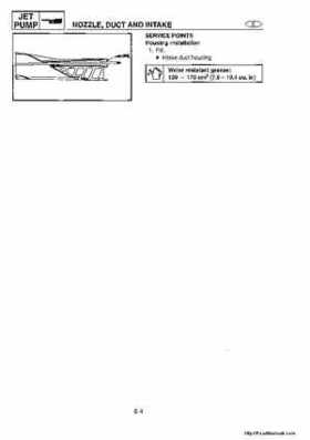 1998-2004 Yamaha WaveRunner XL700 XL760 XL1200 Factory Service Manual, Page 121