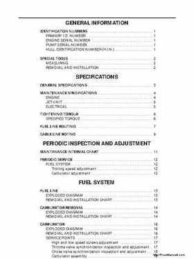1998-2004 Yamaha WaveRunner XL700 XL760 XL1200 Factory Service Manual, Page 196