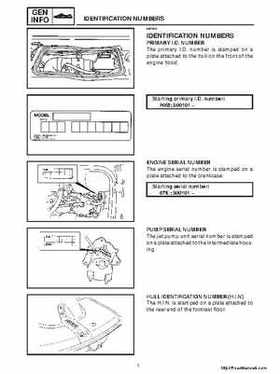 1998-2004 Yamaha WaveRunner XL700 XL760 XL1200 Factory Service Manual, Page 199
