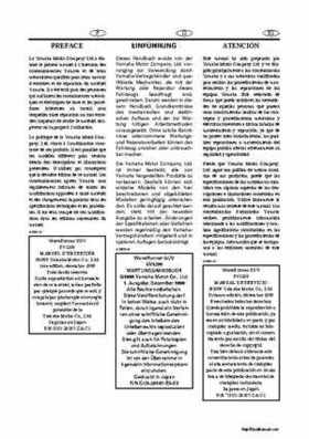 2000-2004 Yamaha WaveRunner SUV SV1200 Service Manual, Page 3