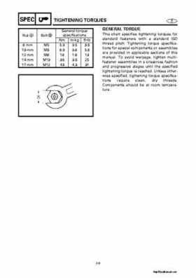 2000-2004 Yamaha WaveRunner SUV SV1200 Service Manual, Page 48