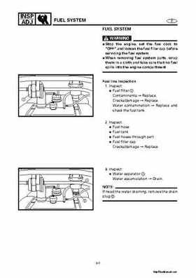 2000-2004 Yamaha WaveRunner SUV SV1200 Service Manual, Page 70