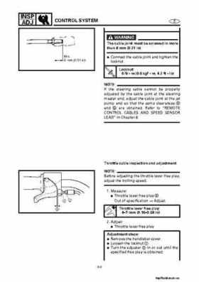 2001-2002 Yamaha XLT800 WaveRunner Service Manual, Page 66