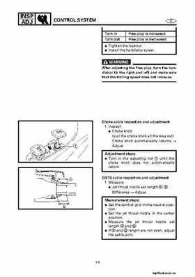 2001-2002 Yamaha XLT800 WaveRunner Service Manual, Page 68