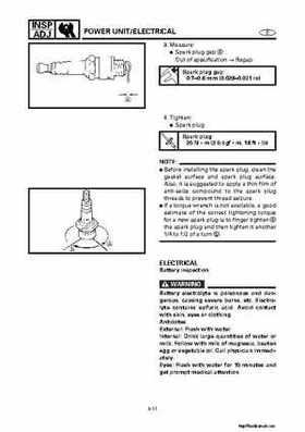 2001-2002 Yamaha XLT800 WaveRunner Service Manual, Page 82
