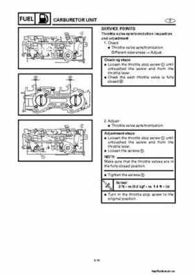 2001-2002 Yamaha XLT800 WaveRunner Service Manual, Page 132