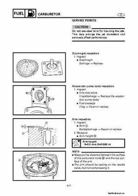 2001-2002 Yamaha XLT800 WaveRunner Service Manual, Page 142