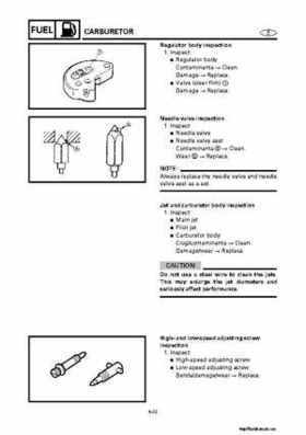 2001-2002 Yamaha XLT800 WaveRunner Service Manual, Page 144