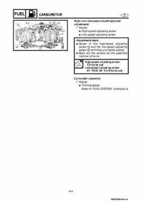 2001-2002 Yamaha XLT800 WaveRunner Service Manual, Page 146