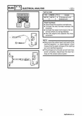 2001-2002 Yamaha XLT800 WaveRunner Service Manual, Page 326