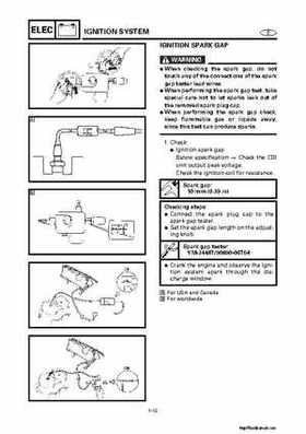 2001-2002 Yamaha XLT800 WaveRunner Service Manual, Page 330