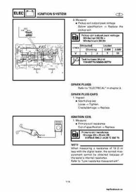 2001-2002 Yamaha XLT800 WaveRunner Service Manual, Page 334
