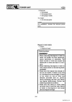 2004-2007 WaveRunner FX Cruiser High Output Service Repair Manual, Page 62