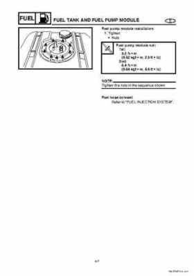 2004-2007 WaveRunner FX Cruiser High Output Service Repair Manual, Page 85