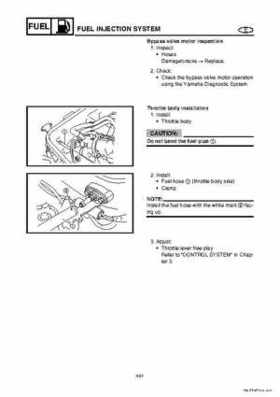 2004-2007 WaveRunner FX Cruiser High Output Service Repair Manual, Page 99