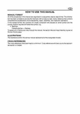 2004 Yamaha WaveRunner VX110 Sport and VX110 Deluxe Service Manual, Page 3