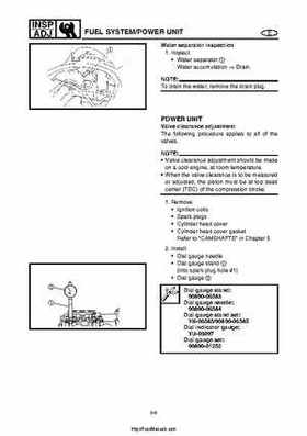 2004 Yamaha WaveRunner VX110 Sport and VX110 Deluxe Service Manual, Page 57